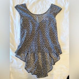 Band of Gypsies Sheer High Low Top